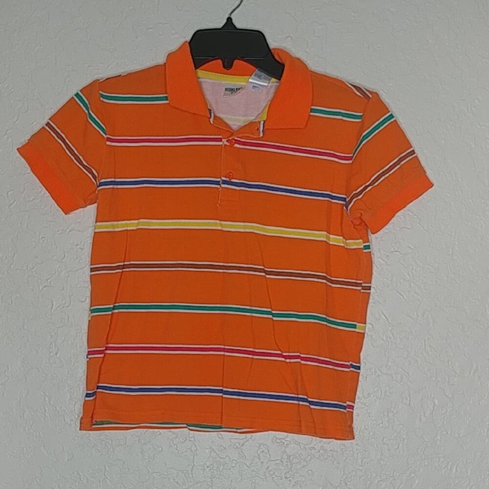 Highland Originals Striped Polo Shirt‎ Size 10/12
